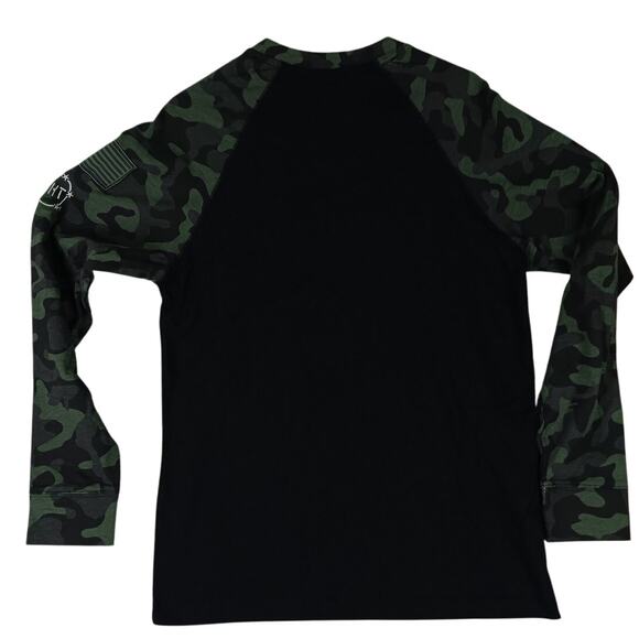 Colosseum OHT Military Appreciation Raglan Tee Mens M Black Baylor Bears Camo - Picture 3 of 10